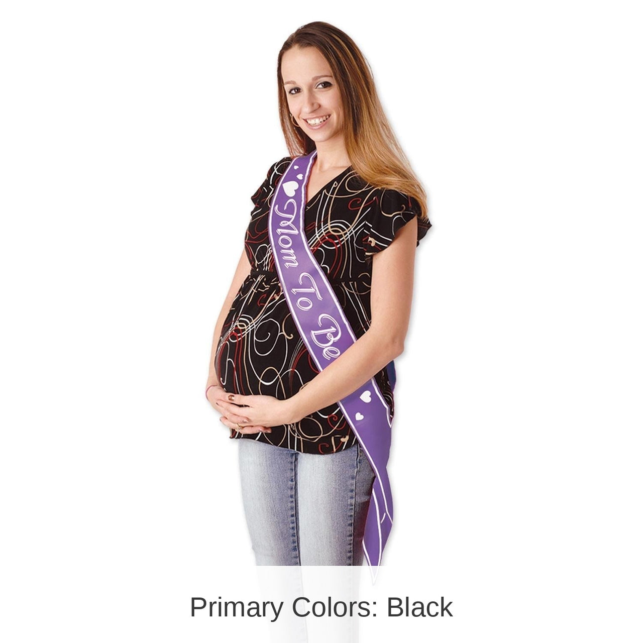 6 Pack Bulk Mom To Be Satin Sash