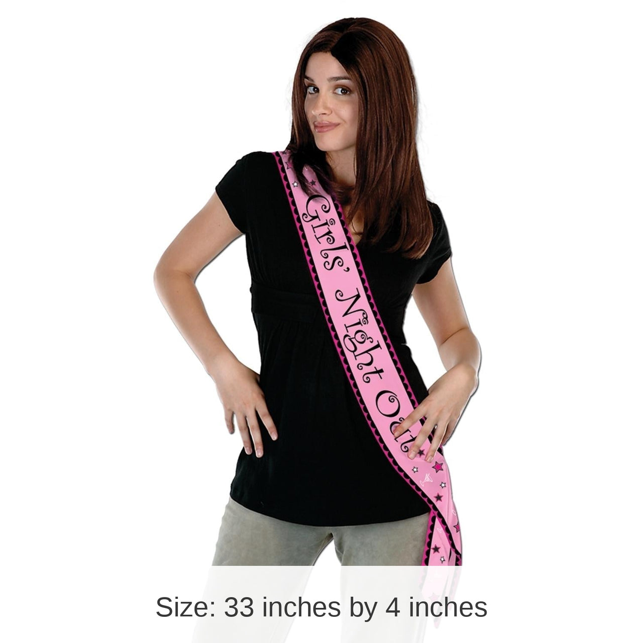 6 Pack Bulk Bachelorette Party Girls' Night Out Satin Sash