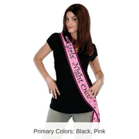 6 Pack Bulk Bachelorette Party Girls' Night Out Satin Sash