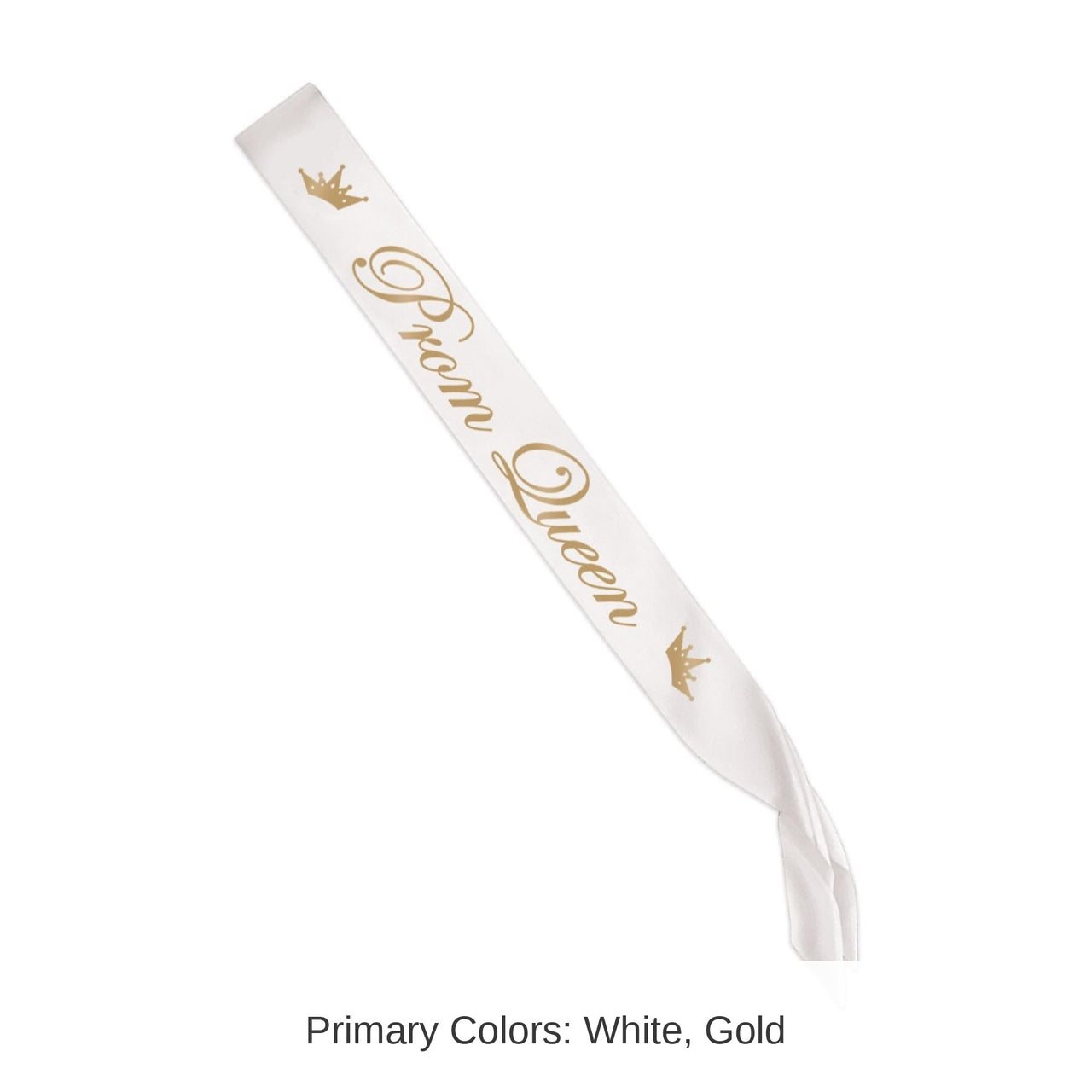 6 Pack Bulk Prom Queen Satin Sash