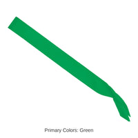 6 Pack Bulk Satin Sash - green