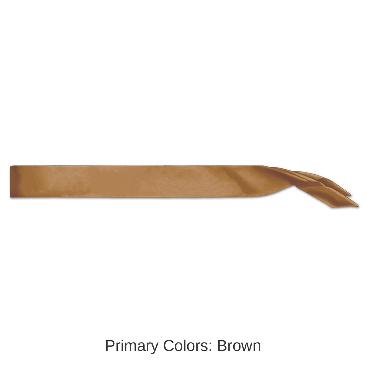 6 Pack Bulk Satin Sash - gold