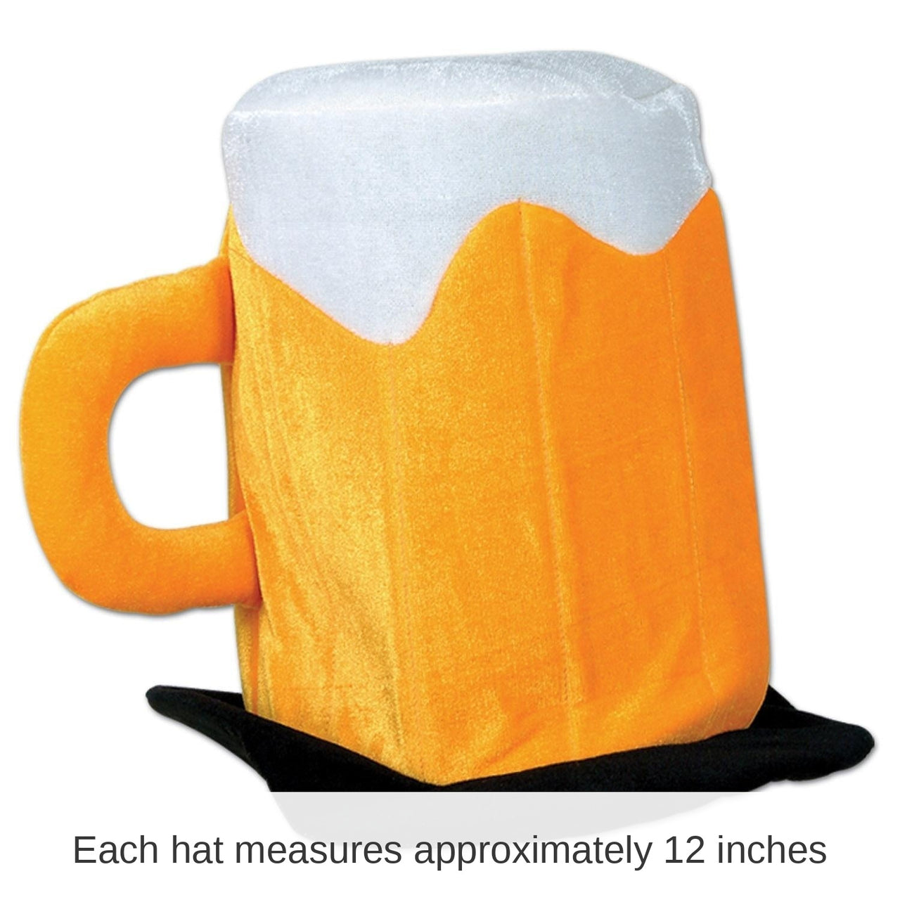 6 Pack Bulk Oktoberfest Plush Beer Mug Hat