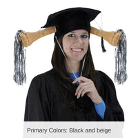6 Pack Bulk Plush Grad Graduation Party Shaker Cap