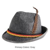6 Pack Bulk Oktoberfest German Alpine Hat