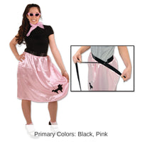 6 Pack Bulk Wrap-Around Poodle Skirt