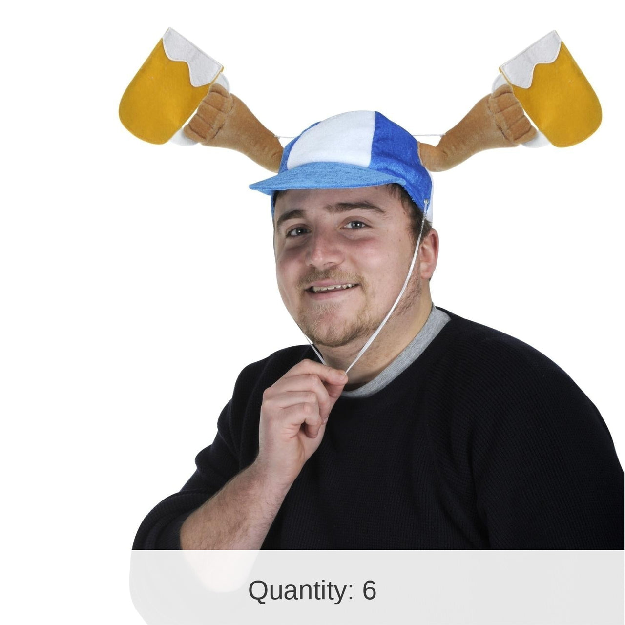 6 Pack Bulk Plush Oktoberfest Mugs Cap