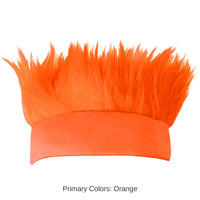 12 Pack Bulk Hairy Headband - orange