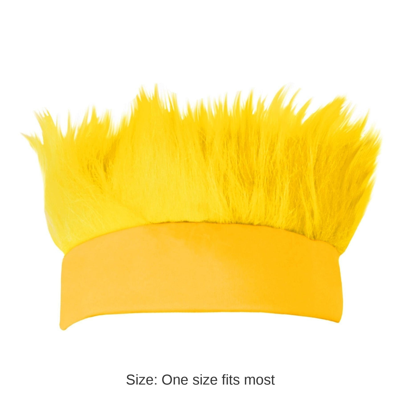 12 Pack Bulk Hairy Headband - yellow