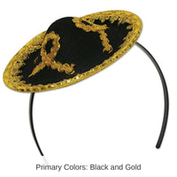 12 Pack Bulk Fiesta Sombrero Headband