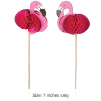 288 Pack Bulk Luau Party Flamingo Picks
