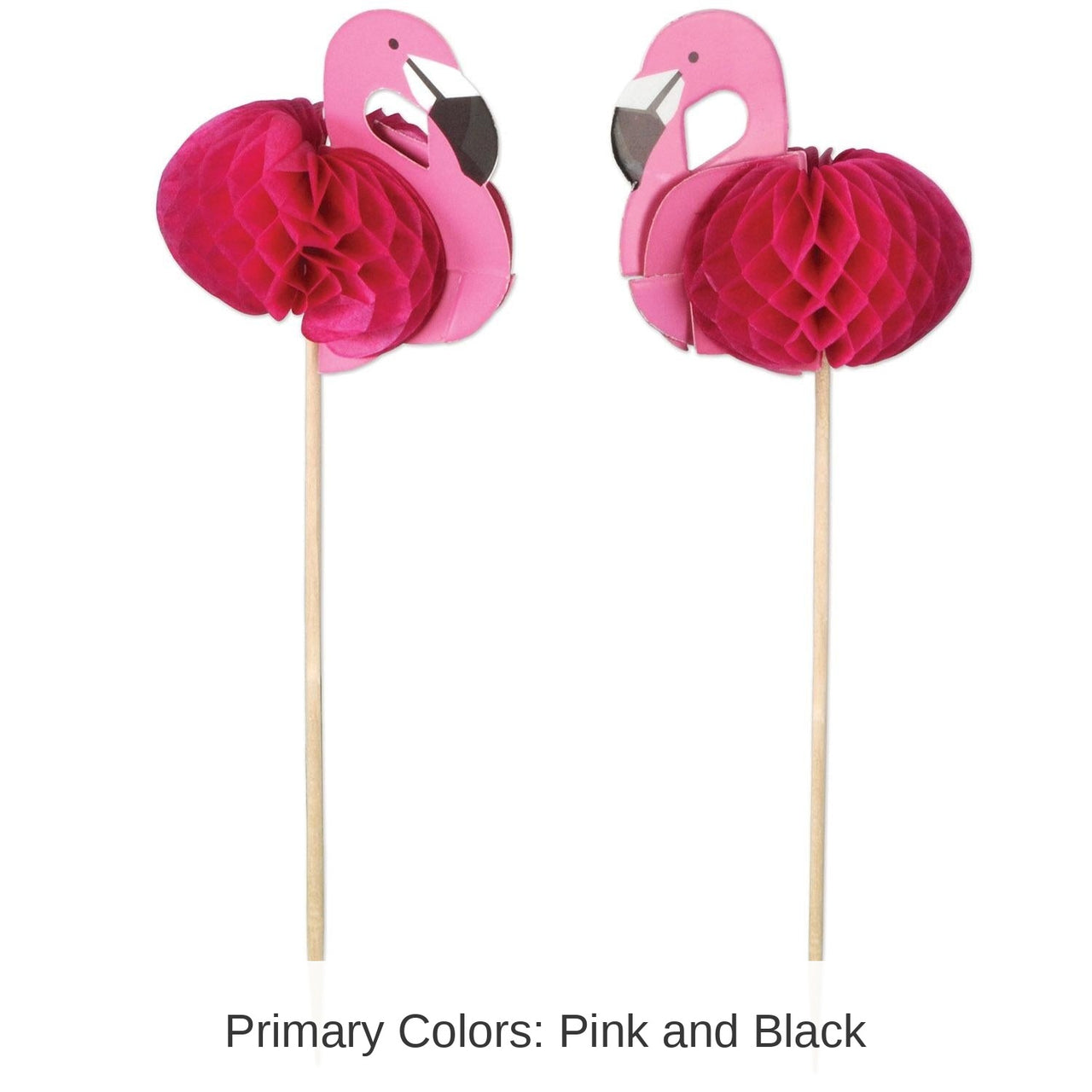 288 Pack Bulk Luau Party Flamingo Picks