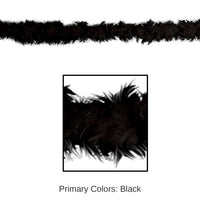 6 Pack Bulk Fancy Boa - black