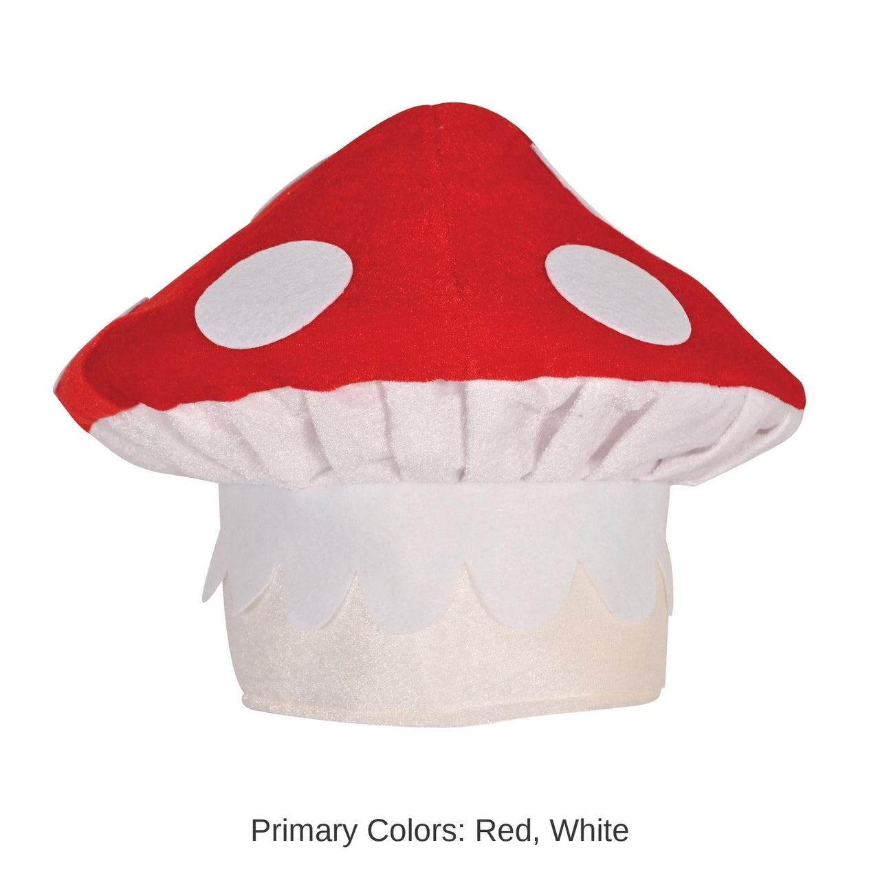 12 Pack Bulk Plush Mushroom Hat