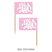 600 Pack Bulk It's A Girl! Picks