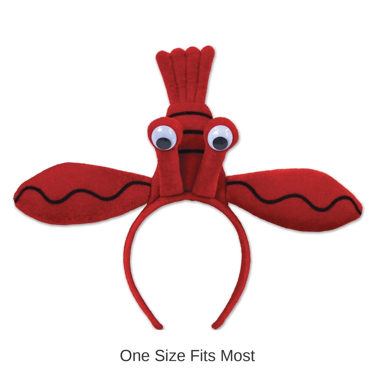 12 Pack Bulk Mardi Gras Lobster Headband