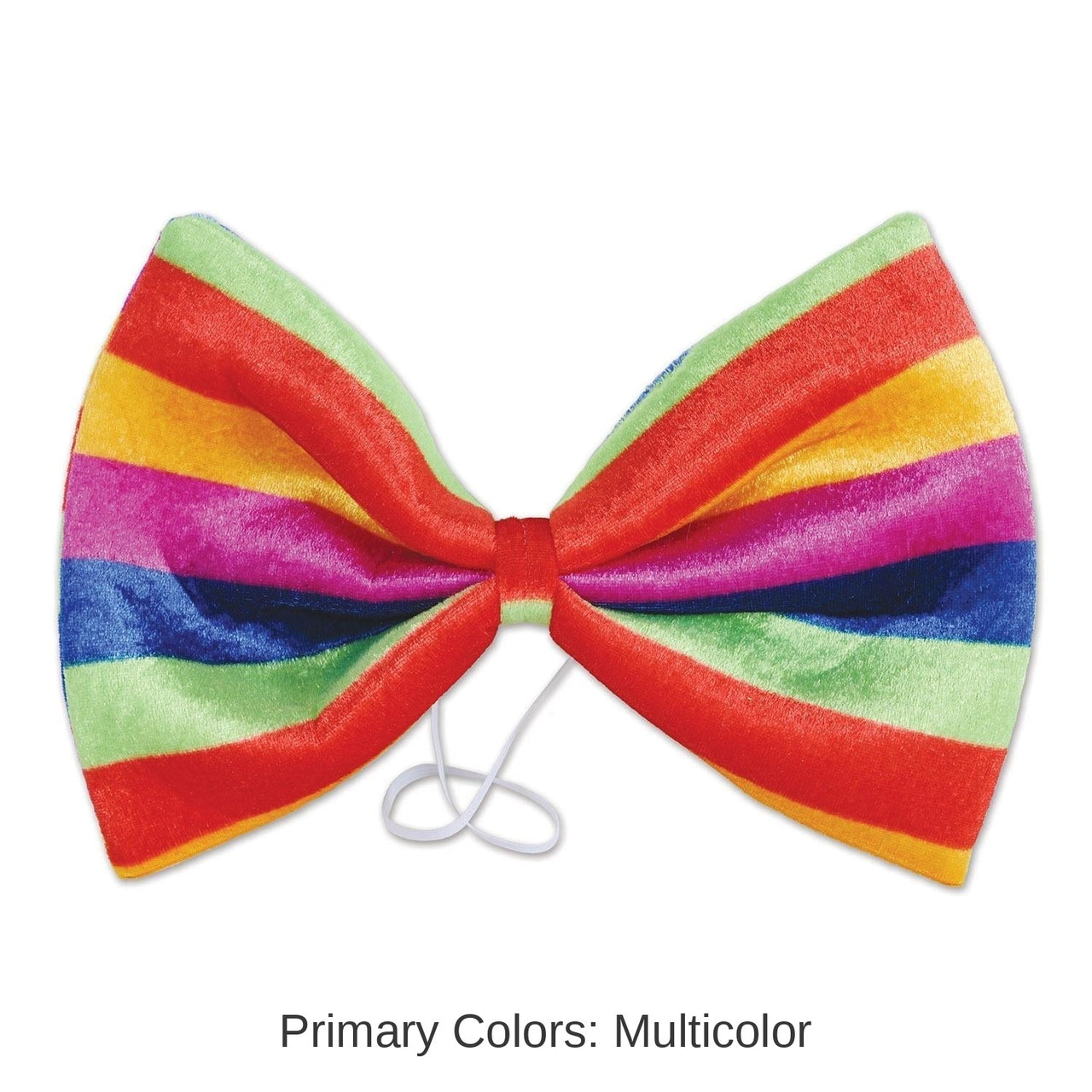 12 Pack Bulk Jumbo Rainbow Bow Tie