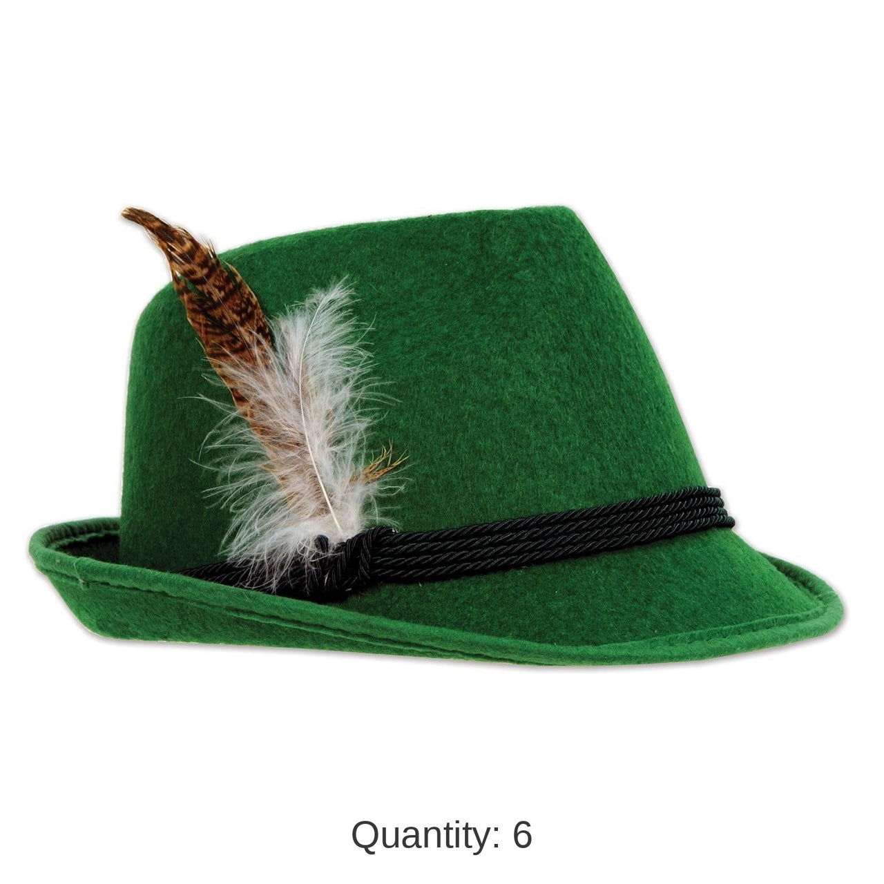 6 Pack Bulk Deluxe Oktoberfest Alpine Hat
