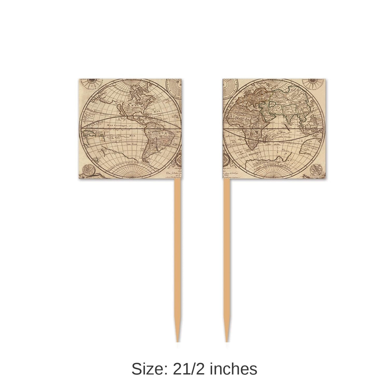 600 Pack Bulk Around The World Party Picks