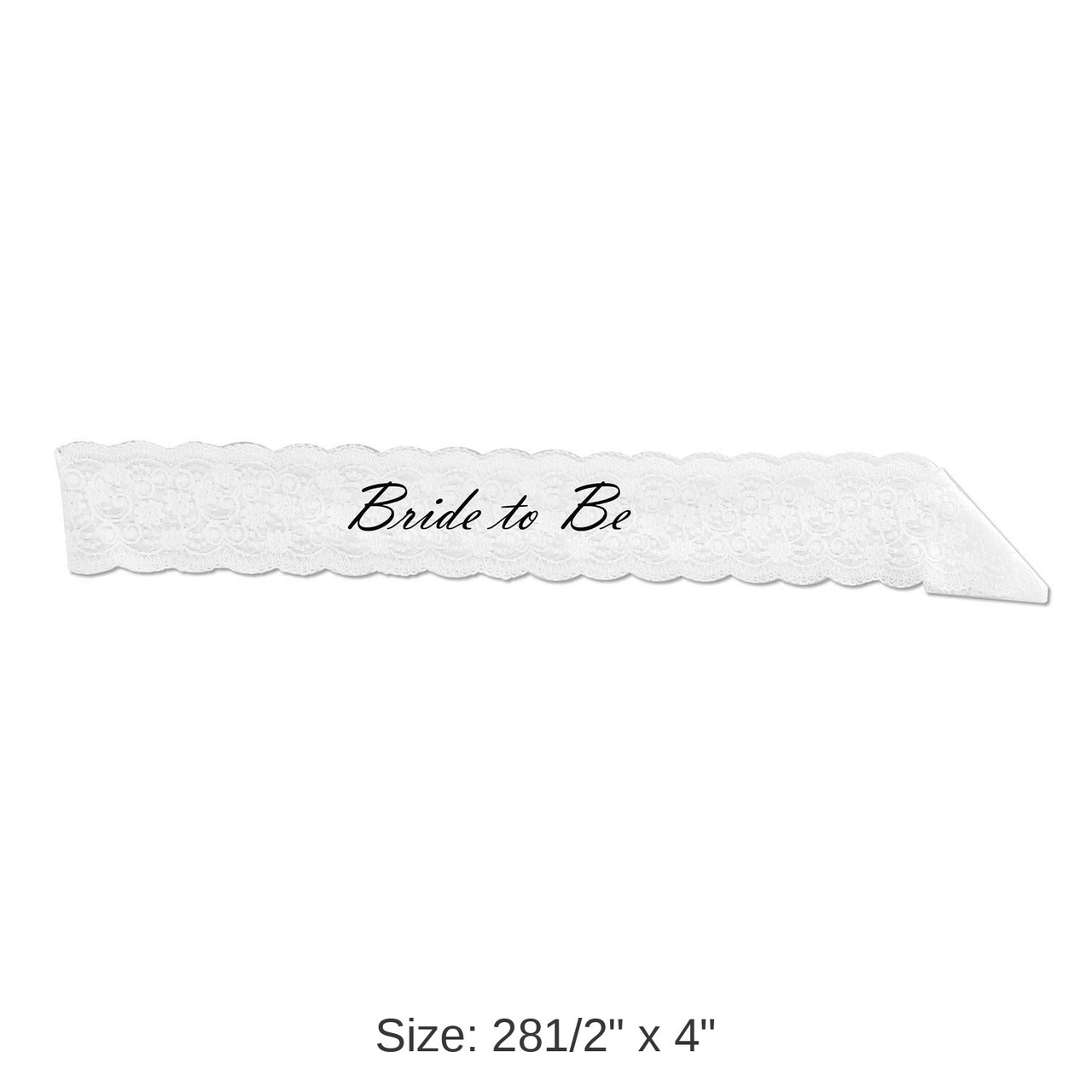 6 Pack Bulk Bride To Be Lace Sash