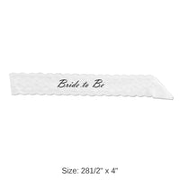 6 Pack Bulk Bride To Be Lace Sash