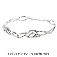 6 Pack Bulk Silver Metal Crown