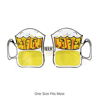 6 Pack Bulk Oktoberfest Beer Mug Fanci-Frame Glasses