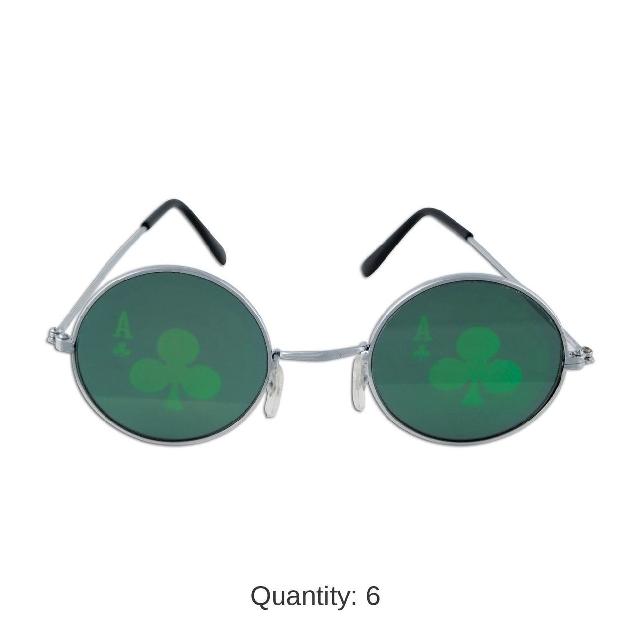 6 Pack Bulk Casino Club Fanci-Frame Glasses