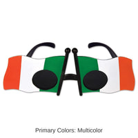 6 Pack Bulk Irish Flag Fanci-Frame Glasses