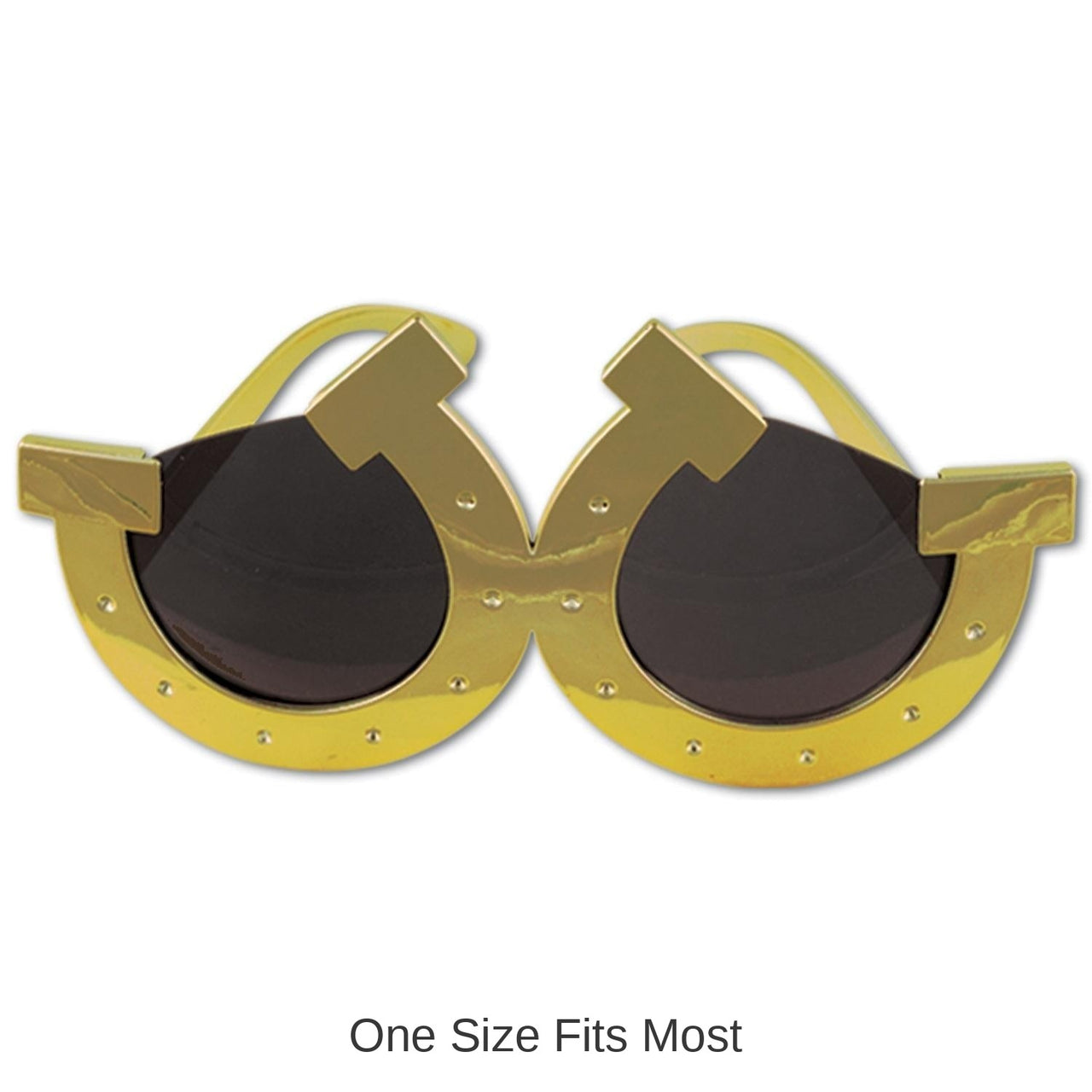 6 Pack Bulk Horseshoe Fanci-Frame Glasses