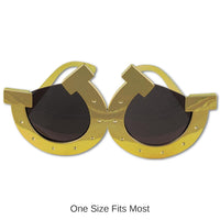 6 Pack Bulk Horseshoe Fanci-Frame Glasses