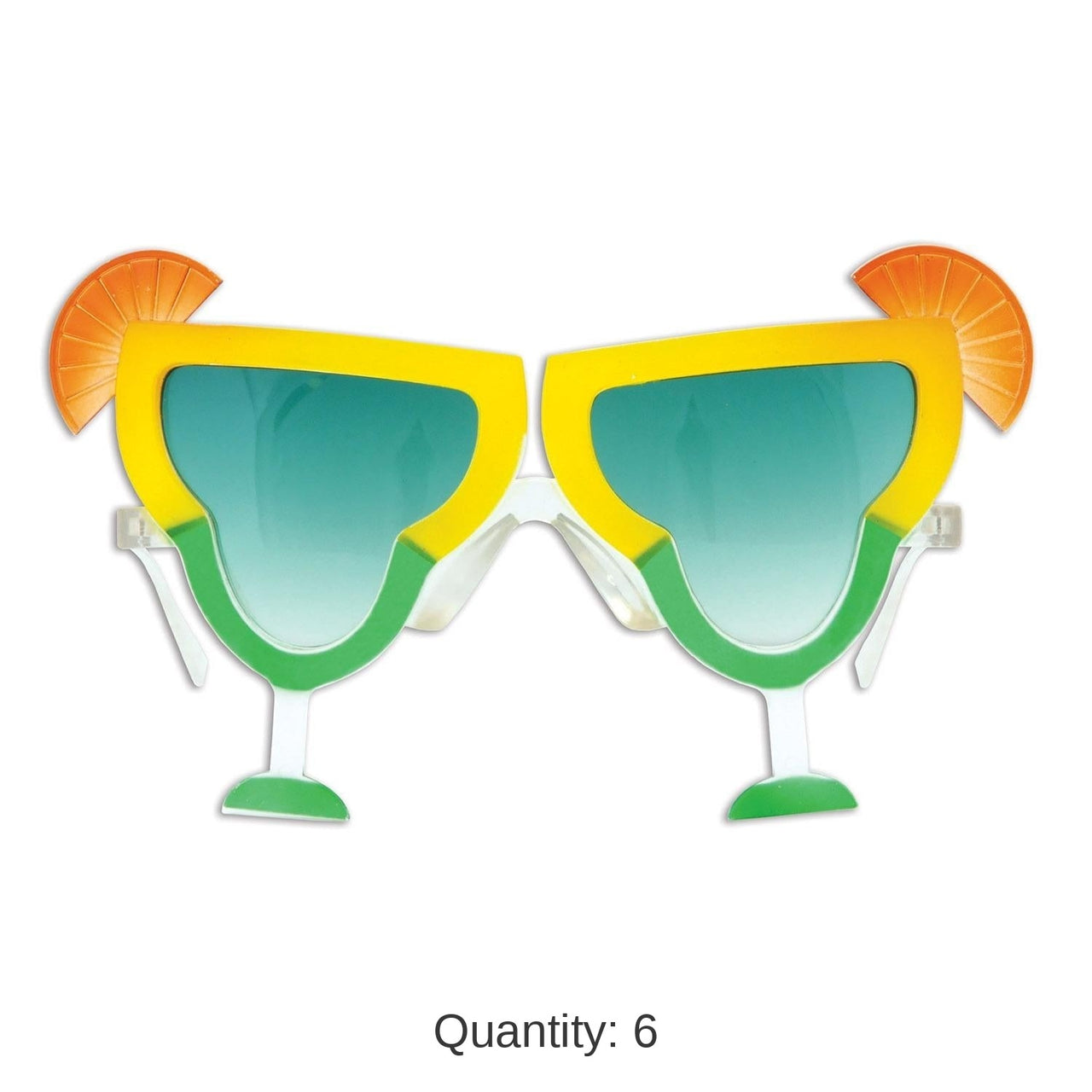 6 Pack Bulk Fiesta Margarita Fanci-Frame Glasses