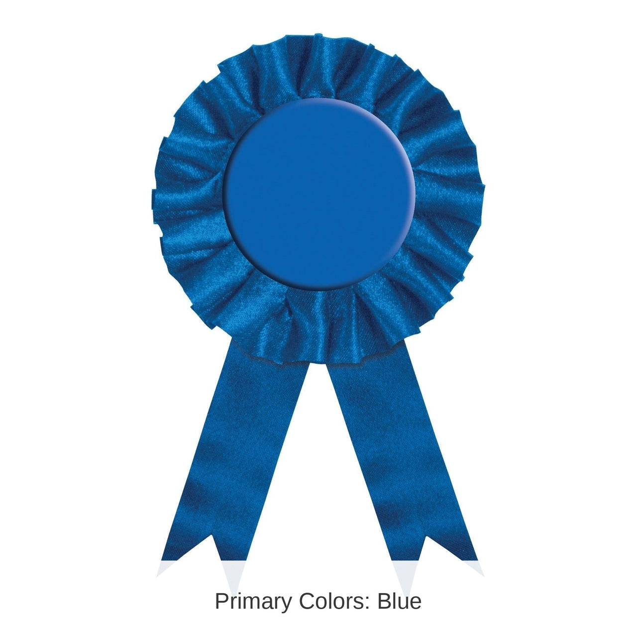 6 Pack Bulk Award Party Ribbon - blue