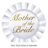 12 Pack Bulk Mother Of The Bride Satin Button