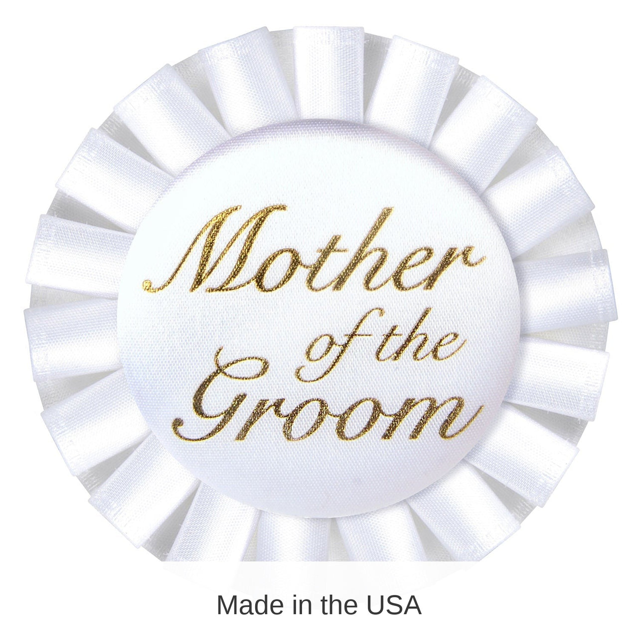 12 Pack Bulk Mother Of The Groom Satin Button