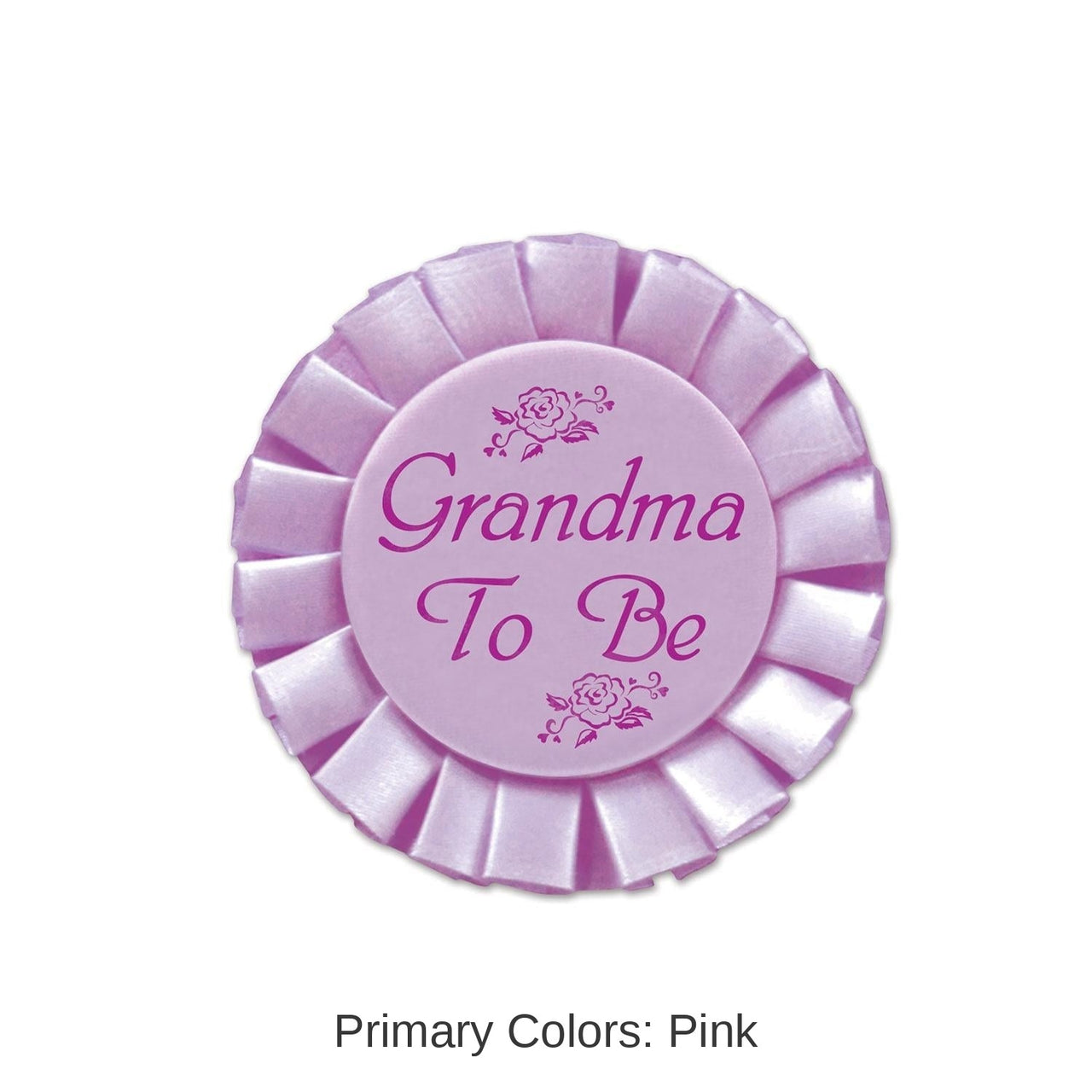 12 Pack Bulk Grandma To Be Satin Button