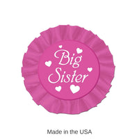 12 Pack Bulk Big Sister Satin Button