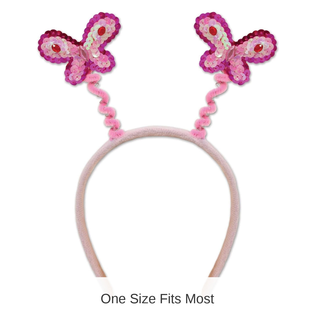 12 Pack Bulk Sequined Butterfly Boppers