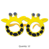 12 Pack Bulk Giraffe Glasses