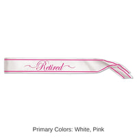 6 Pack Bulk Retired Satin Sash
