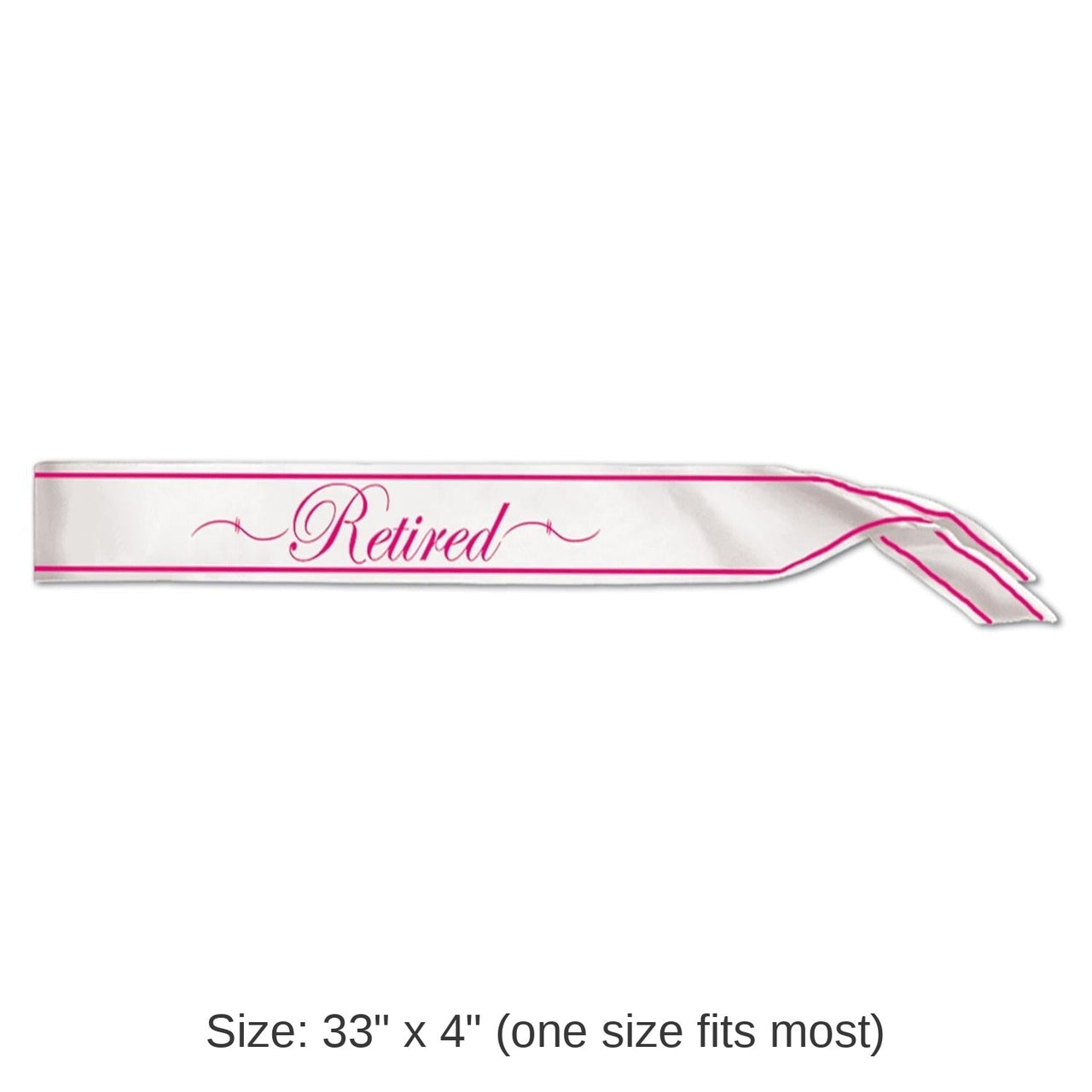 6 Pack Bulk Retired Satin Sash