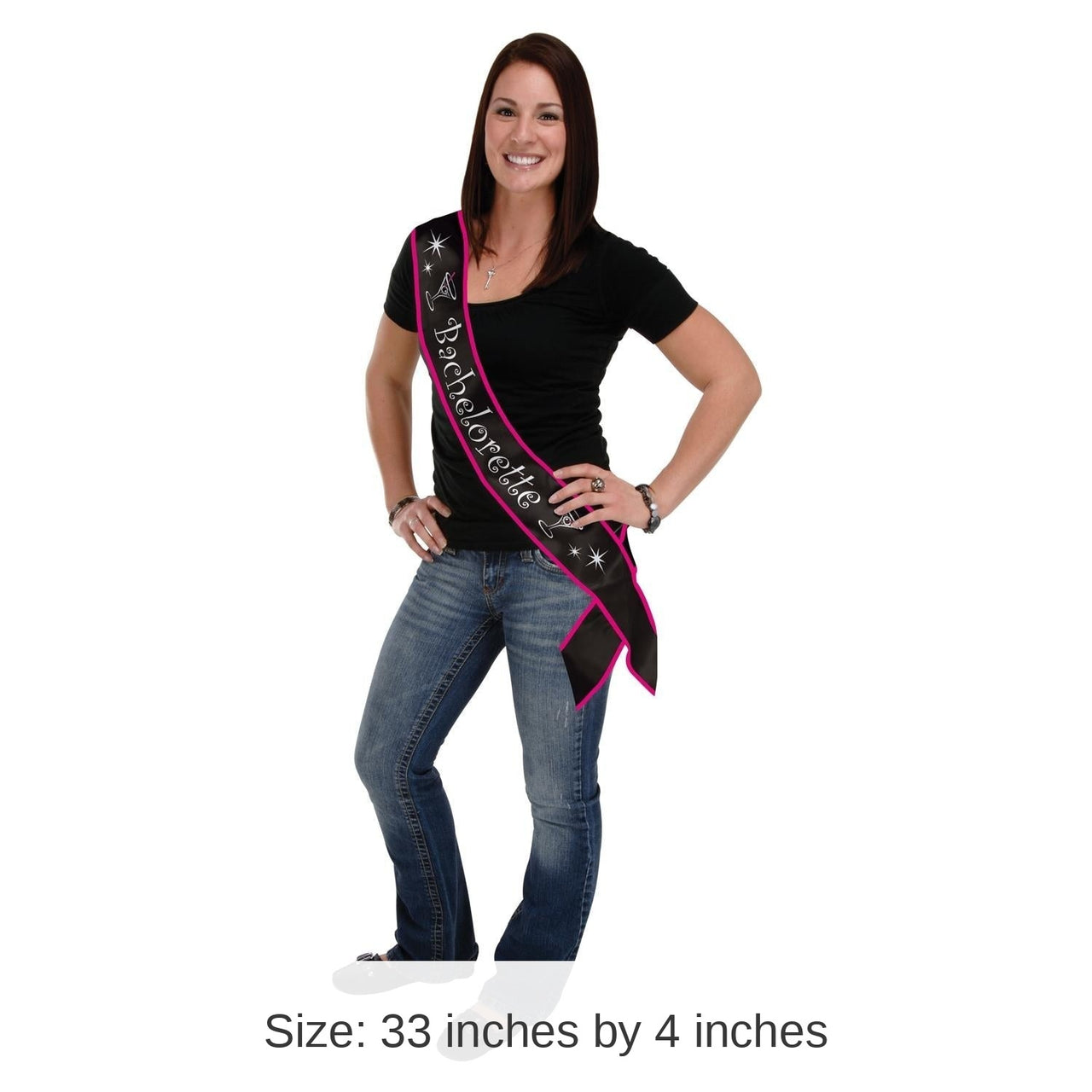 6 Pack Bulk Bachelorette Satin Sash