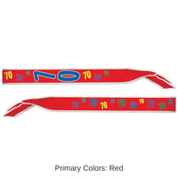 6 Pack Bulk 70th Birthday Party Satin Sash