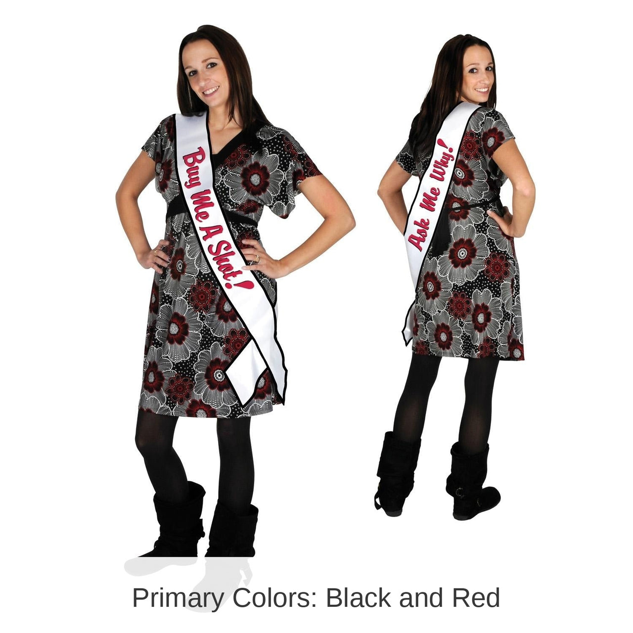 6 Pack Bulk Buy Me A Shot! Ask Me Why! Satin Sash
