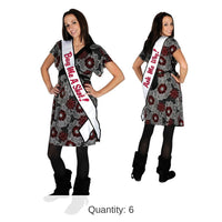 6 Pack Bulk Buy Me A Shot! Ask Me Why! Satin Sash