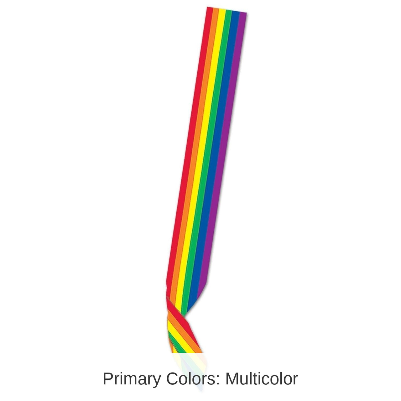 6 Pack Bulk Rainbow Satin Sash
