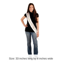 6 Pack Bulk Bride To Be Satin Sash