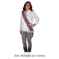 6 Pack Bulk Bachelorette Satin Sash With Design
