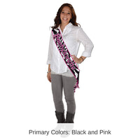 6 Pack Bulk Bachelorette Satin Sash With Design