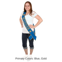 6 Pack Bulk Winner Party Satin Sash
